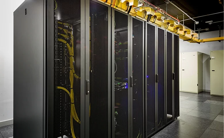 Server room in a government office.